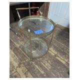 Retro Glass Side Table