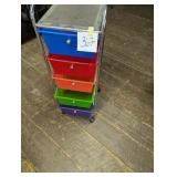 Wheeled Basket - Colored