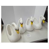 Plastic Swan Planters