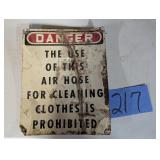 Air Hose Sign