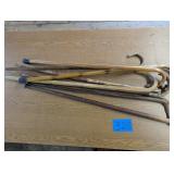 Lot of Wood Canes