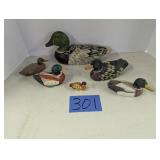 Lot of Painted Ducks