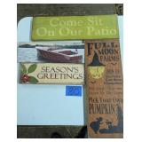 Lot of Sign Decor