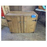 Double Door Wood Side Cabinet
