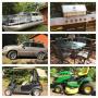 Toyota SUV, golf cart, JD lawn tractor & more!