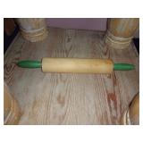 Green Handled  Rolling Pin