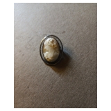 2 Sterling Shell Cameo