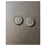22 2 1964 Kennedy Half Dollars
