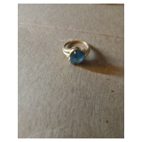 70 14K Aquamarine Ring