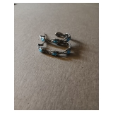 111 Sterling Turquois Earrings 