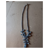 151 Blue Rhinestone Necklace
