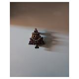 76 Rhinestone Christmas Tree Pin