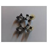 6 Glass Earrings