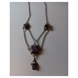 17 Victorian Amethyst Necklace