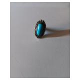 16 Sterling & Turquois Ring