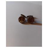 44 Sterling Abalone Cuff Links