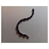 54 Sterling Bracelet W/Stones