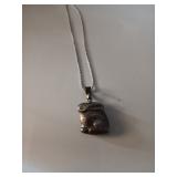 82 Sterling Bunny Pendant