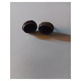 126 Sterling Onyx Earrings