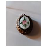 155 Locket W/ Enameling