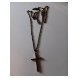 160 Sterling Cross Necklace