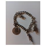 185 Sterling Charm Bracelet