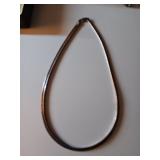 183 Heavy Sterling Necklace