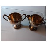 278 Solid Sterling Sugar & Creamer