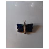 190 Sterling Butterfly W/Stone