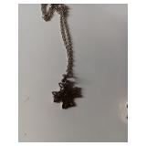 193 Sterling Butterfly Cross
