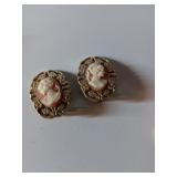 195 Cameo Earrings
