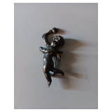 233 Sterling Cherub Brooch