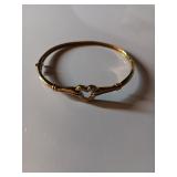 262 Sterling Heart Bracelet