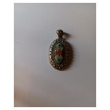 259 Sterling Inlaid Pendant