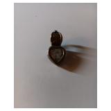 270 Sterling Pendant Clear Stone