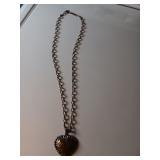 269 Sterling Heart Necklace