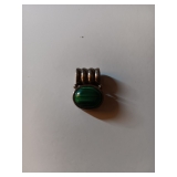 271 Sterling Pendant Green Stone