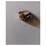 96 10K Diamond Ring