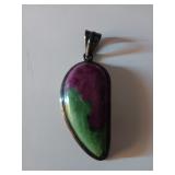 298 Sterling Pendant W/Stone