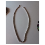 297 Sterling CZ Necklace