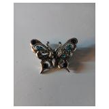 238 Rhinestone Butterfly Brooch