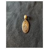 138 Sterling & 18K Gold Pendant