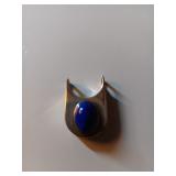 5 Sterling Pendant W/Stone