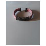 109 Sterling & Leather Bracelet