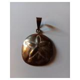 122 Sterling Sand Dollar Pendant