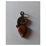 125 Sterling W/ Stones Pendant