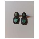 147 Sterling Earrings W/Stones