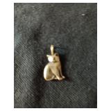 16 Sterling Cat Pendant