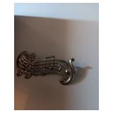 76 Sterling Musical Brooch