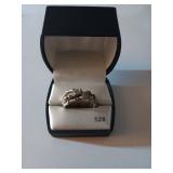 78 Dweck Diamonds Sterling & Gold Ring